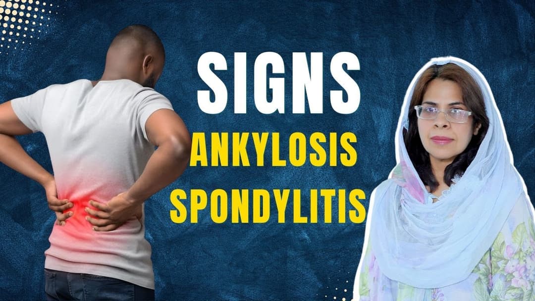 Ankylosing spondylitis treatment in Faisalabad by Dr. Naseem Arshad